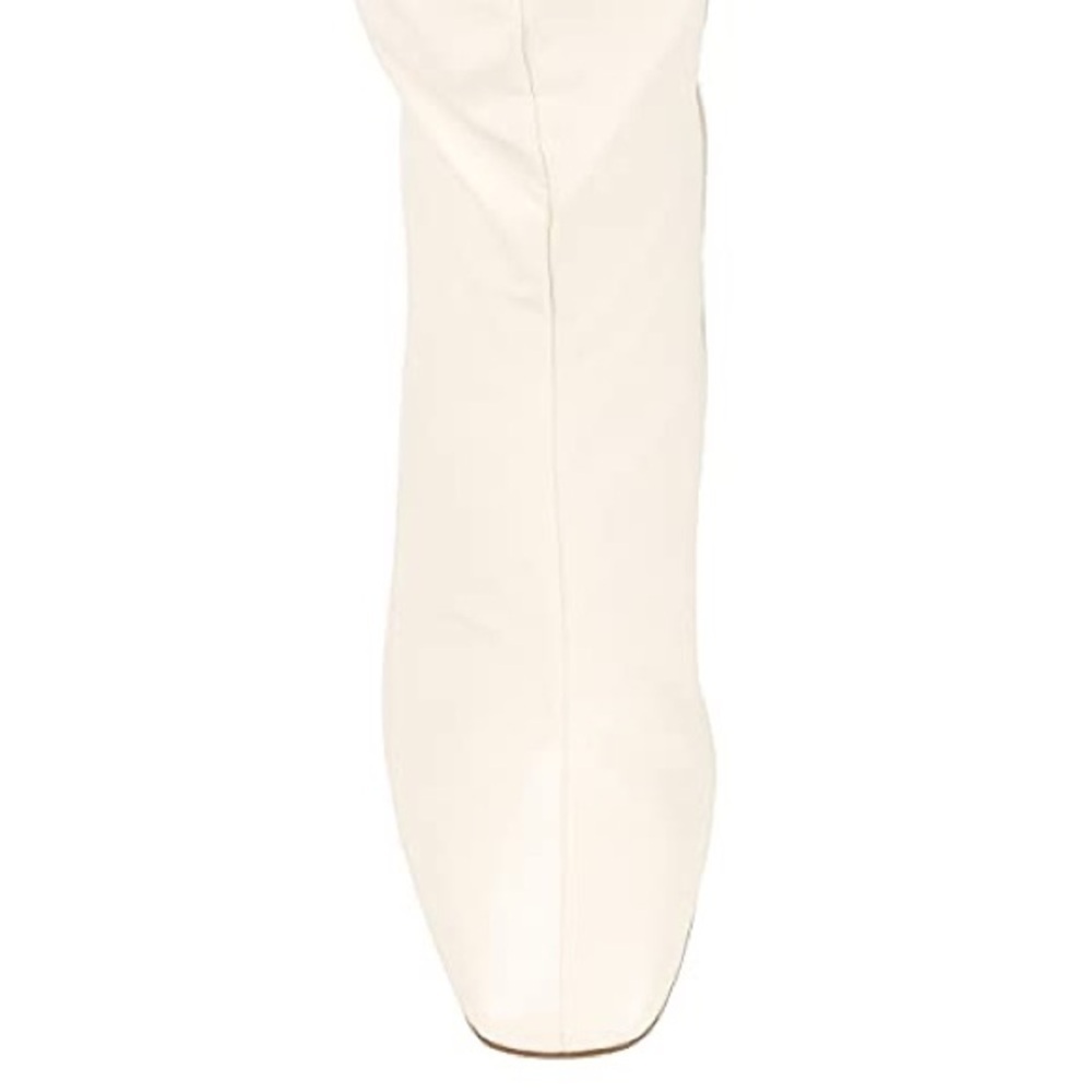 Journee Collection Cream Slouchy Over the Knee Boots - Picture 6 of 10